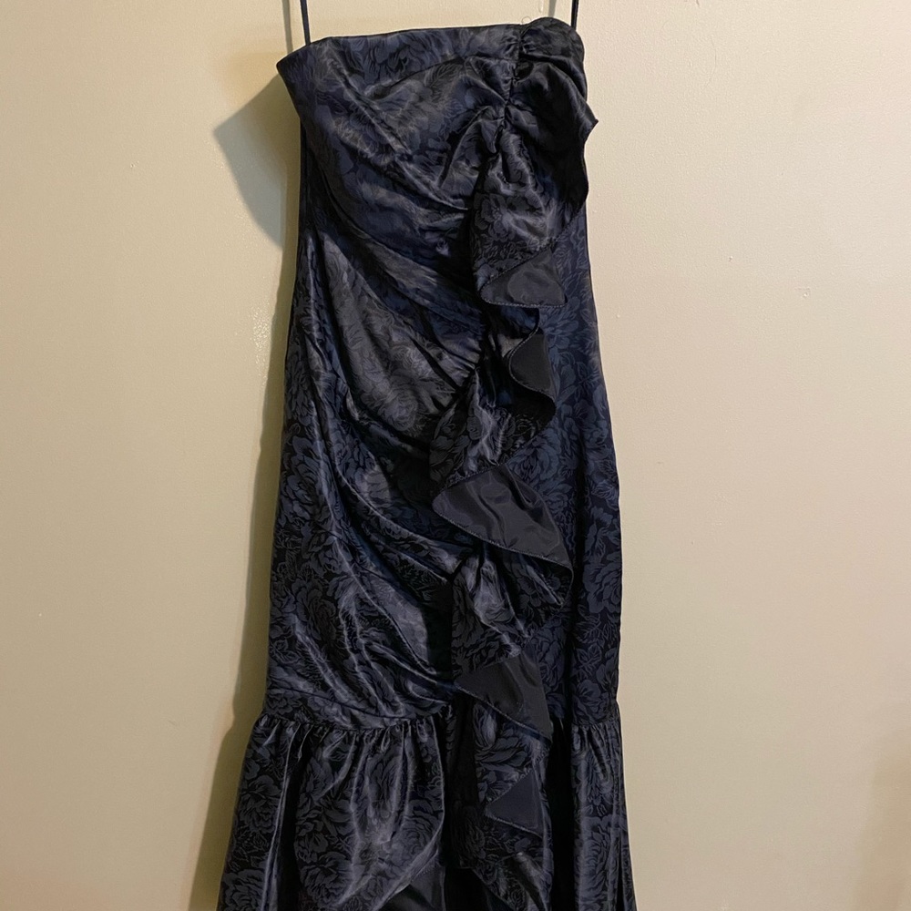Authentic 80’s long ruffle dress